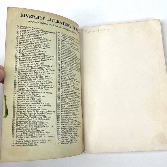 Vintage 1931 Riverside Literature Series Macbeth Play Book - Picture 7 of 8